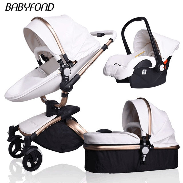 Free ship! Babyfond 3 in 1 baby stroller 360 degree rotate